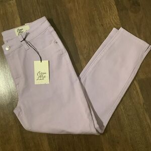 NWT COSMIC BLUE‎ LOVE Skinny Jeans in purple haze